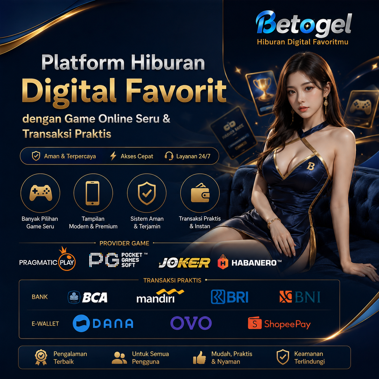 Betogel — Platform Hiburan Digital Favorit dengan Game Online Seru & Transaksi Praktis