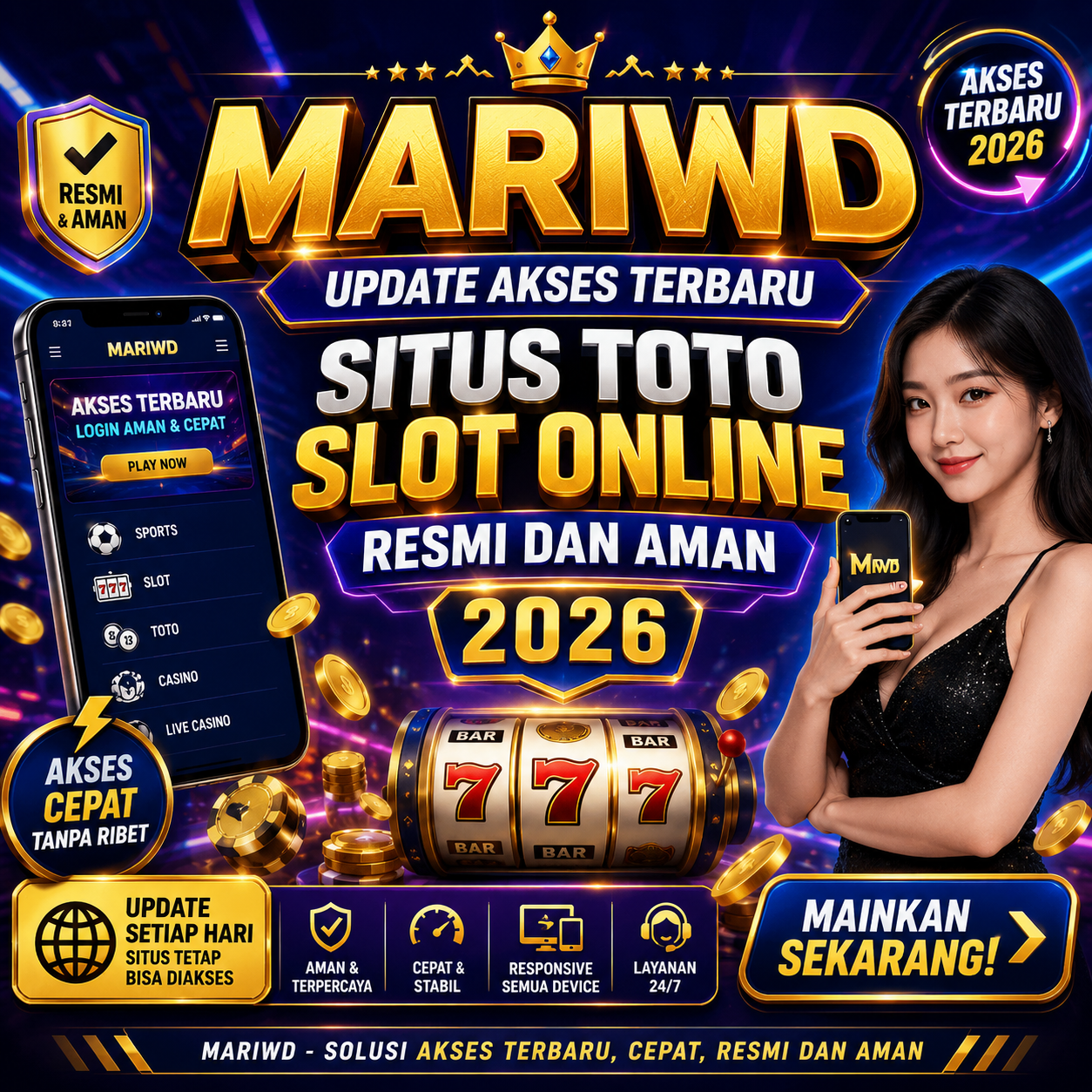 Mariwd - Update Akses Terbaru Situs Toto Slot Online Resmi dan Aman 2026